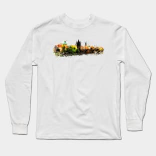 Prague art #praga #prague Long Sleeve T-Shirt